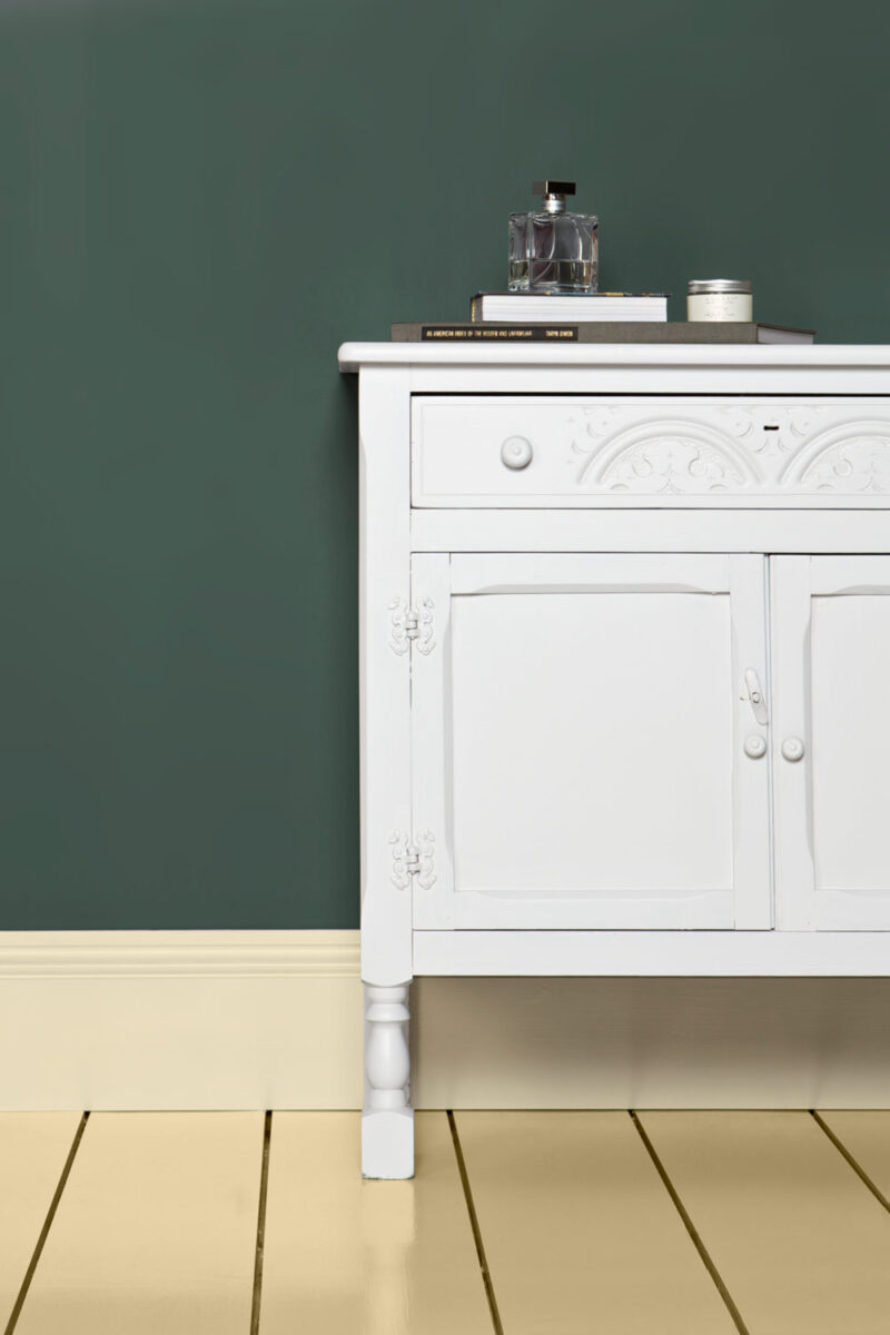 Vopsea verde satinata 20 la suta luciu pentru exterior Farrow and Ball Exterior Eggshell Green Smoke No. 47 750 ml - imagine 3