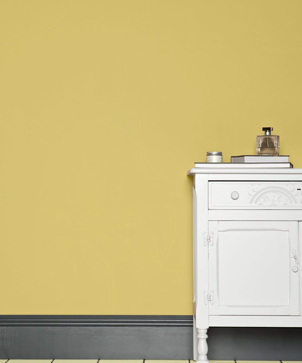 Vopsea galbena mata 2 la suta luciu pentru interior Farrow and Ball Estate Emulsion Gervase Yellow No. 72 2.5 Litri