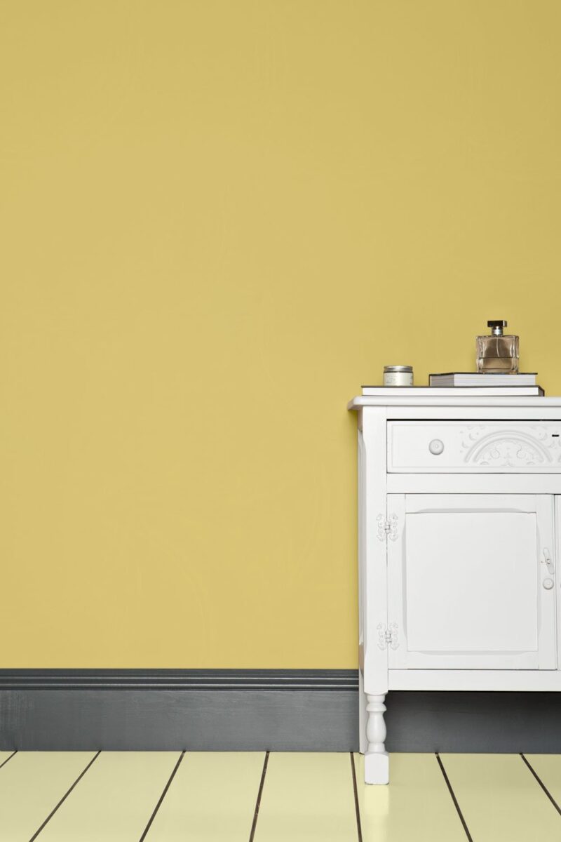 Vopsea galbena satinata 20 la suta luciu pentru interior Farrow and Ball Estate Eggshell Gervase Yellow No. 72 5 Litri - imagine 3