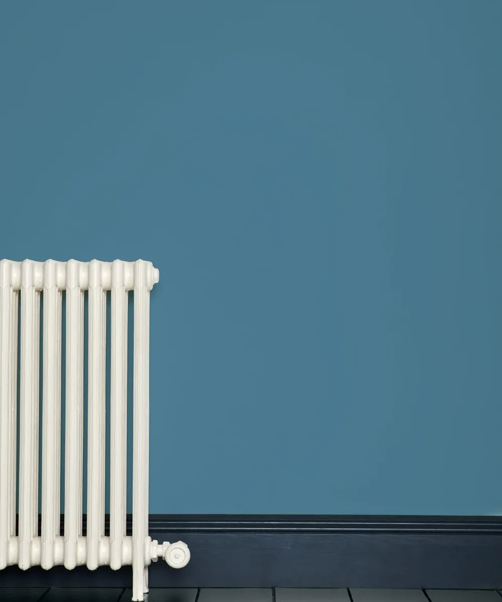 Vopsea albastra mata 2 la suta luciu pentru interior Farrow and Ball Estate Emulsion Chinese Blue No. 90 2.5 Litri