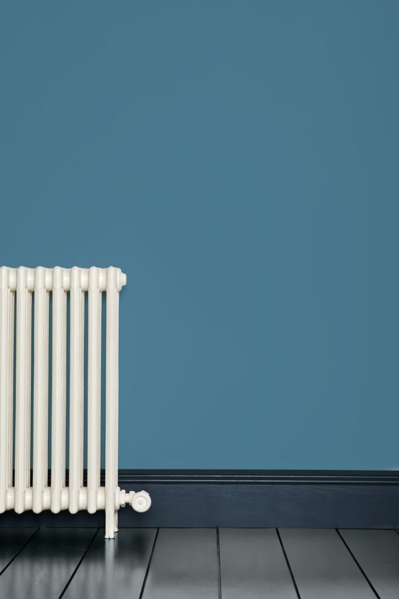 Vopsea albastra satinata 40 la suta luciu pentru interior Farrow and Ball Modern Eggshell Chinese Blue No. 90 750 ml - imagine 3
