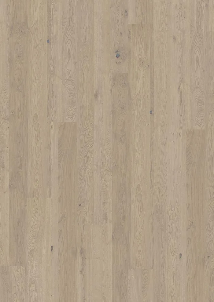 Parchet triplustratificat Stejar, alb-gri, lacuit ultra mat, 2420x187x15 mm, Lux Coast, Kahrs