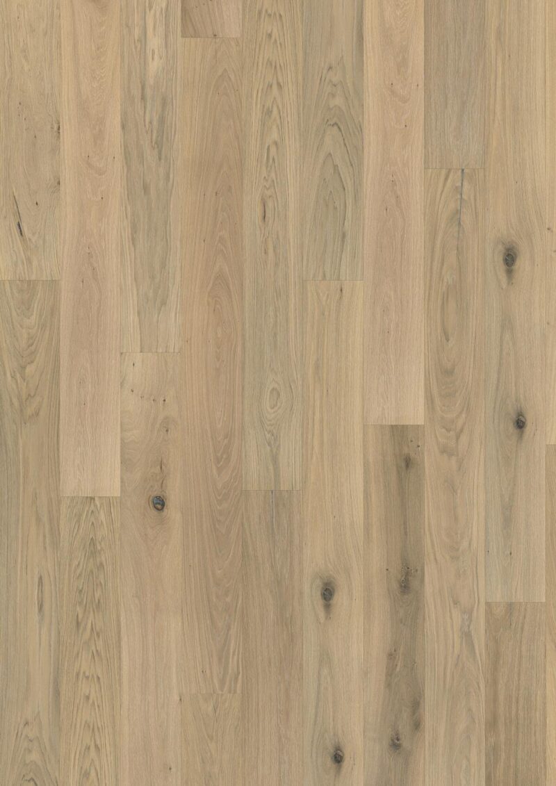 Parchet Kahrs Classic Nouveau Whisper stejar alb lacuit mat periat micro-canelat 1-strip 2000x187x15 mm 151N9AEK16KW200 - imagine 2