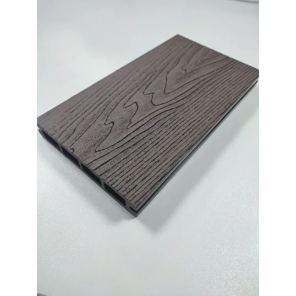 Placa decking wpc dubla fata Walnut RFC, terase exterioare, rezistent, 140x25x3000 mm