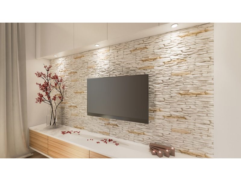 Piatra decorativa din gips tip placa Stegu Barbados 2 0.48 mp cutie - imagine 3