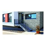 Piatră decorativă, gri, beton, Stegu Grenada 2, 0.32 mp