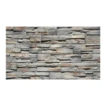 Piatra decorativa beton, Stegu Grenada 4, gri-maro, placă, 0.32 mp/cutie