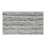 Piatra decorativa coltar Stegu Amsterdam 2, gri, beton, 260 mm
