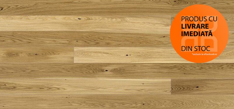 Parchet stratificat stejar, lac mat, Barlinek Caramel Grande Scurt, 1.1mx180mmx14mm