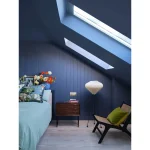 Vopsea ecologică albastră mată 7 la suta luciu pentru interior Farrow  Ball Modern Emulsion Wine Dark No.308 2.5 Litri