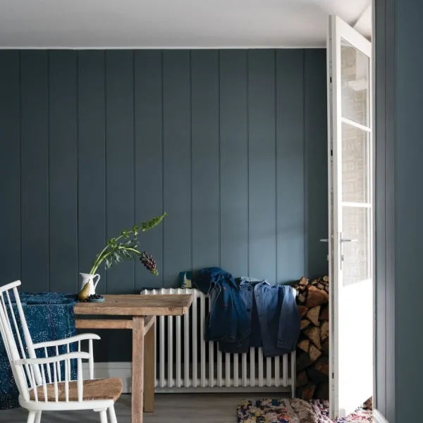 Vopsea albastra mata 7 la suta luciu pentru interior Farrow and Ball Mostra De Nimes No.299 100 ml