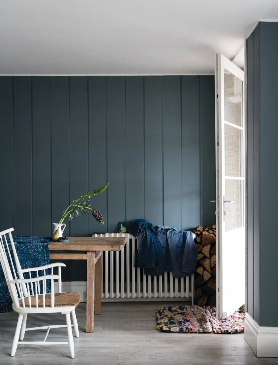 Vopsea albastra mata 7 la suta luciu pentru interior Farrow and Ball Mostra De Nimes No.299 100 ml