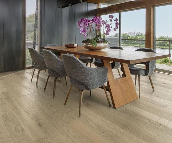 Parchet triplustratificat stejar alb, lacuit mat, 2420x187x15 mm, Classic Nouveau, Kahrs