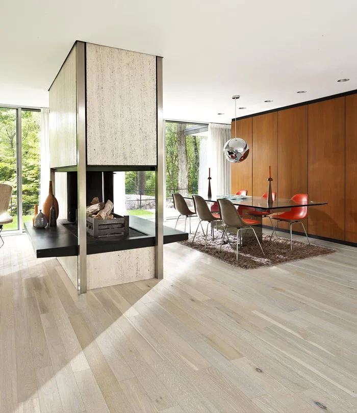 Parchet triplustratificat stejar alb, lacuit mat periat, 1830x125x10 mm, Kahrs Unity Arctic