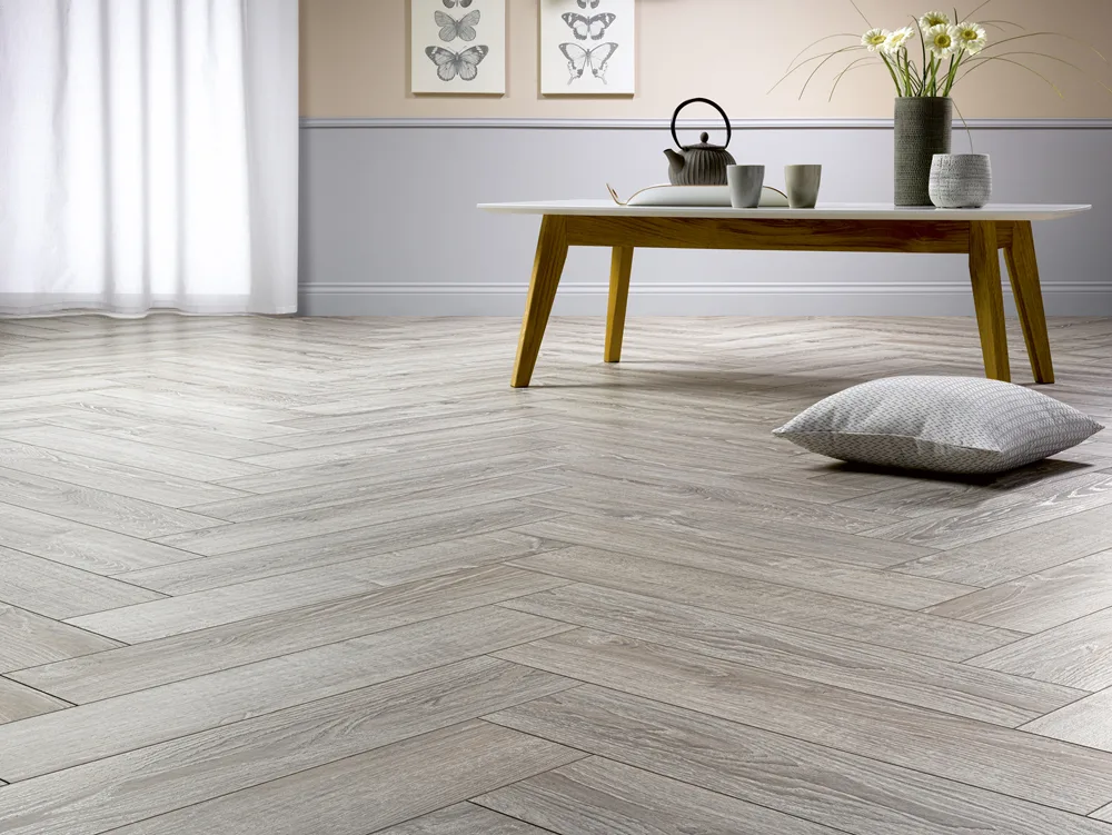 Parchet Laminat Alsapan Herringbone, Clasa Trafic AC6, 12mm, Sardinia Oak, 619