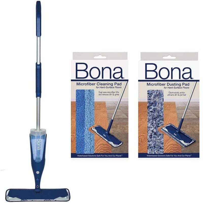 Mop spray premium, parchet lacuit, curatare eficienta, ingrijire, Bona, CA201010013 - imagine 3