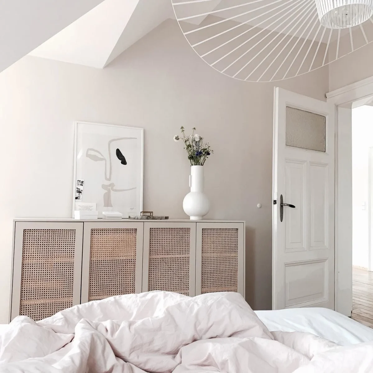 Vopsea taupe mata 7 la suta luciu pentru interior Farrow and Ball Mostra Dimity No. 2008 100 ml