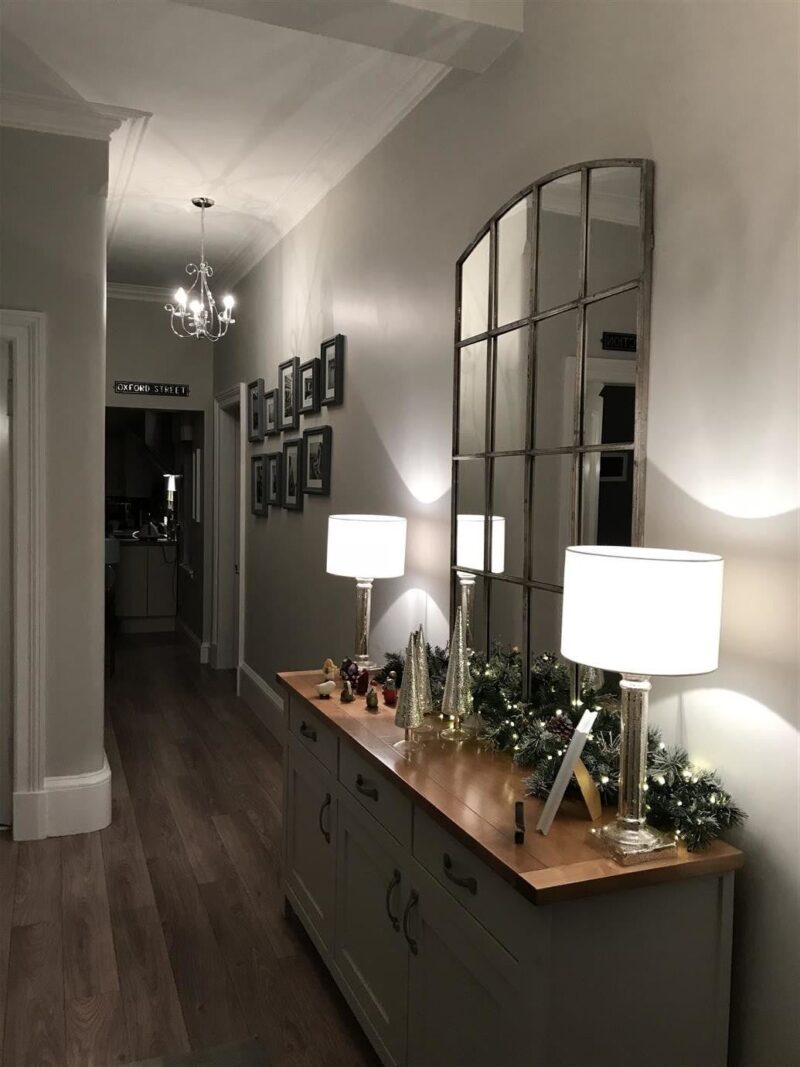 Vopsea gri lucioasa 95 la suta luciu pentru interior exterior Farrow and Ball Full Gloss Worsted No. 284 2.5 Litri - imagine 3