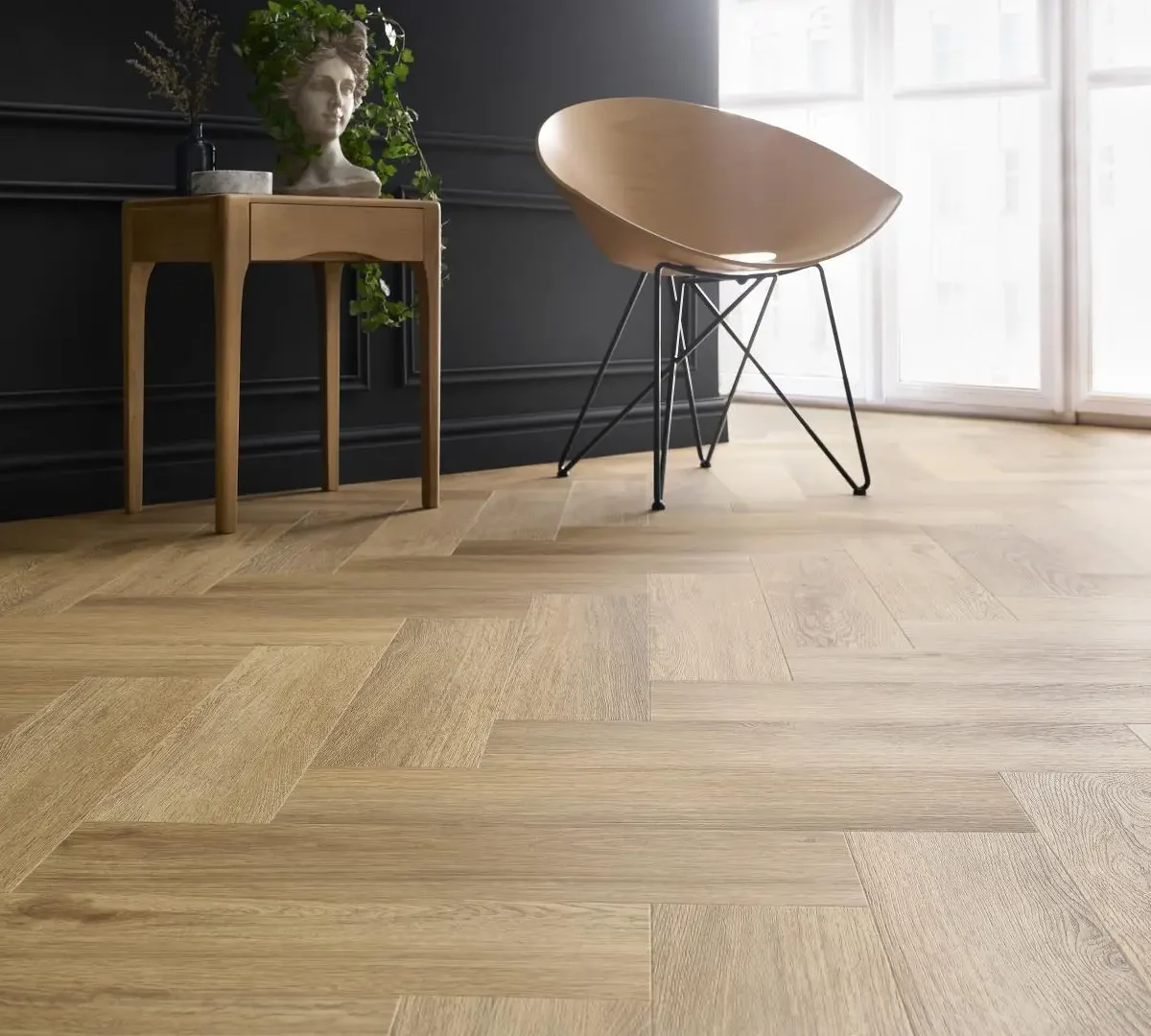 SPC ARBITON AMARON Herringbone floor 5.0/0.55 Burbon Oak CAS 208 592x148 mm