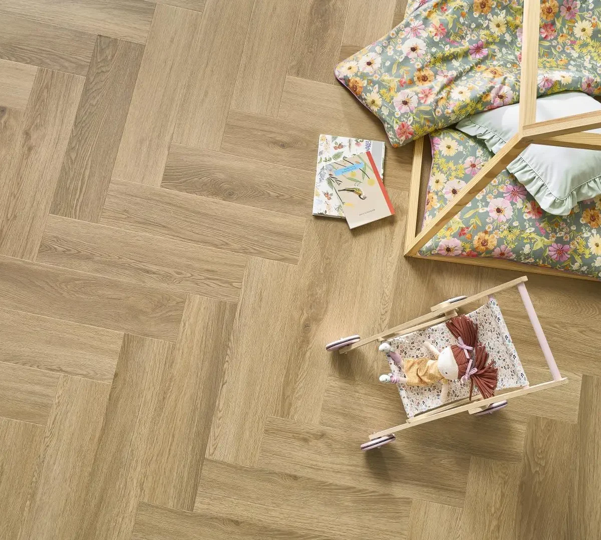 SPC ARBITON AMARON Herringbone floor 5.0/0.55 Burbon Oak CAS 208 592x148 mm