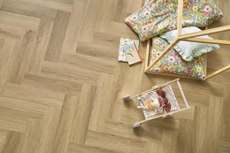 SPC ARBITON AMARON Herringbone floor 5.0/0.55 Burbon Oak CAS 208 592x148 mm