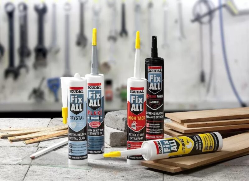Adeziv polimer-hibrid, Fix ALL High Tack, Soudal, 290ml