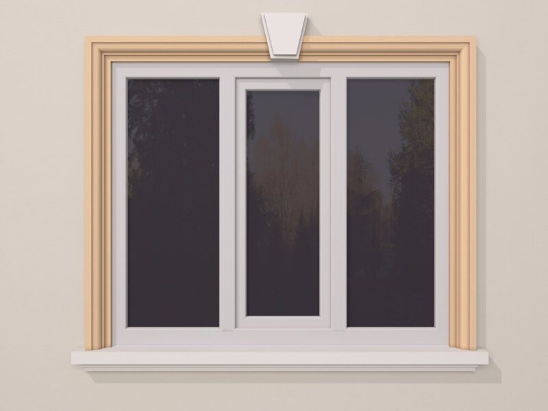 Ancadrament fereastra exterior FP101 80x120x2000 mm - imagine 3