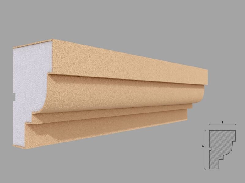Ancadrament fereastra exterior FP101 80x120x2000 mm - imagine 4