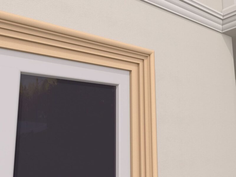 Ancadrament fereastră exterior FP103, decorativ, 80x120x2000 mm