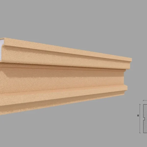 Ancadrament fereastra, FP104, exterior, polistiren expandat, 50x110x2000 mm