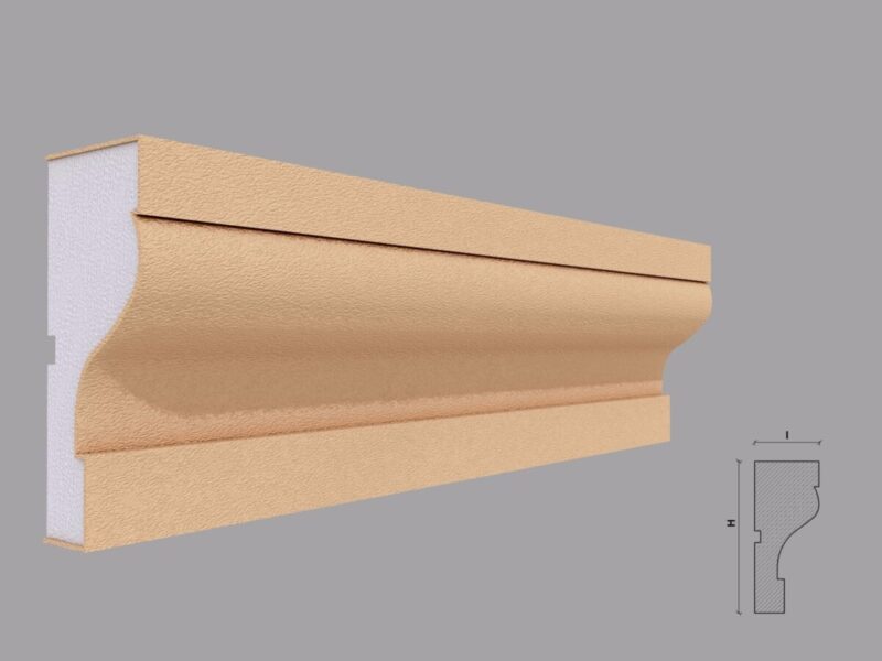 Ancadrament fereastra, 55x130x2000, FP105, polistiren expandat