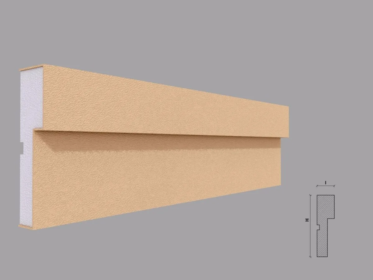 Ancadrament fereastra exterior FP111 35x125x2000 mm