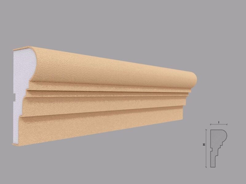 Ancadrament fereastra exterior FP114 50x115x2000 mm - imagine 2