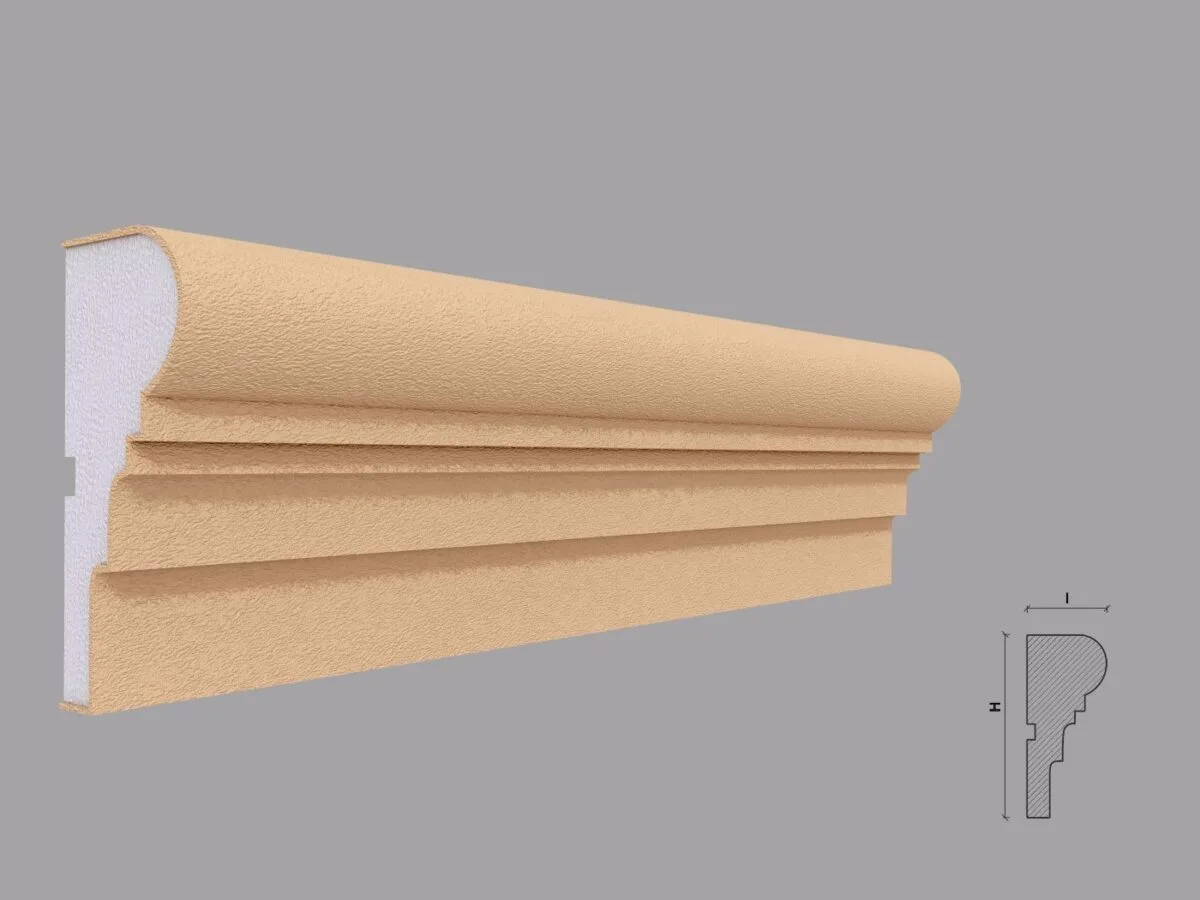 Ancadrament fereastra exterior FP114 50x115x2000 mm