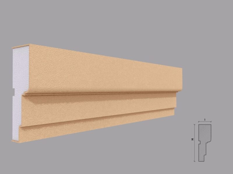 Ancadrament fereastra exterior FP117 40x140x2000 mm - imagine 2