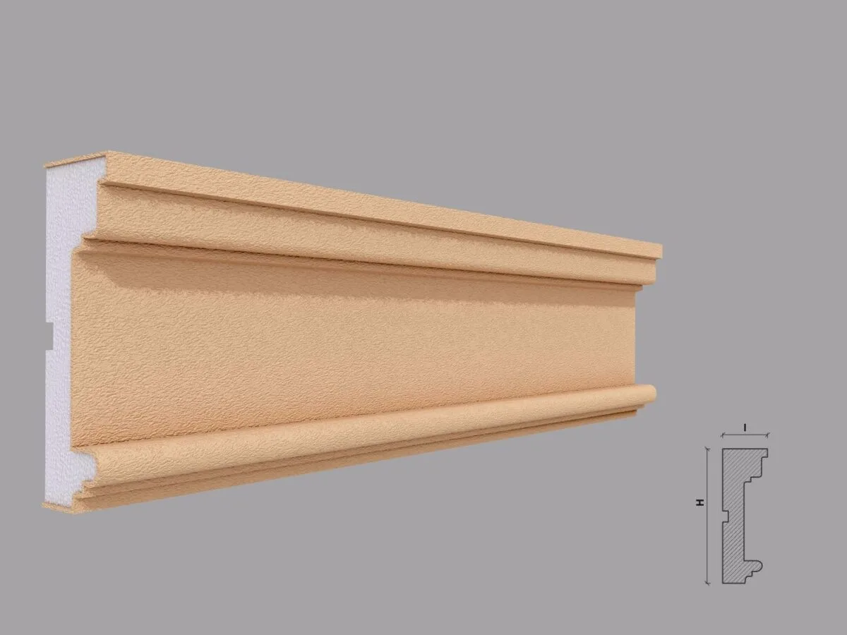 Ancadrament fereastra exterior FP118 40x120x2000 mm