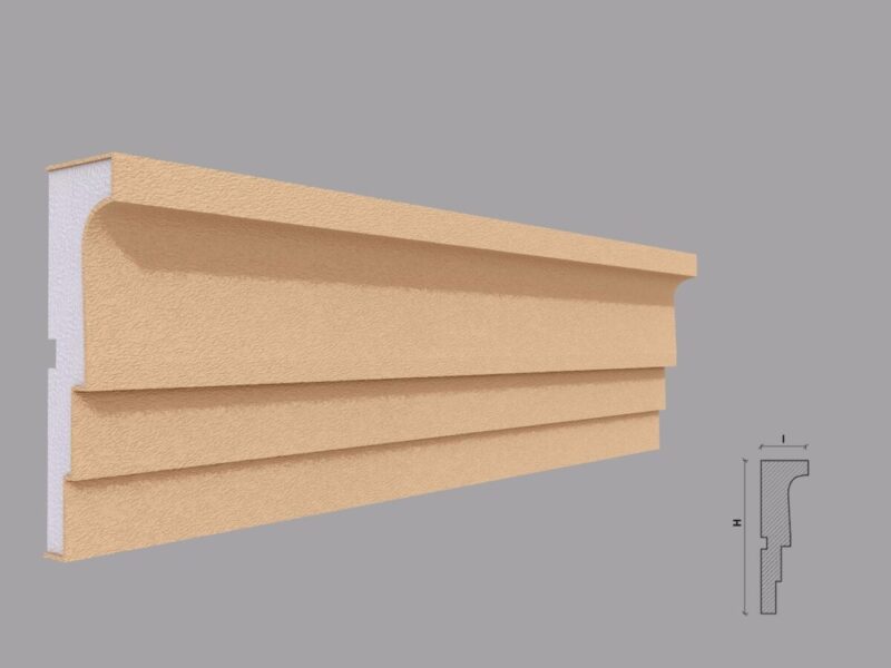 Ancadrament fereastra exterior FP119 40x130x2000 mm - imagine 2
