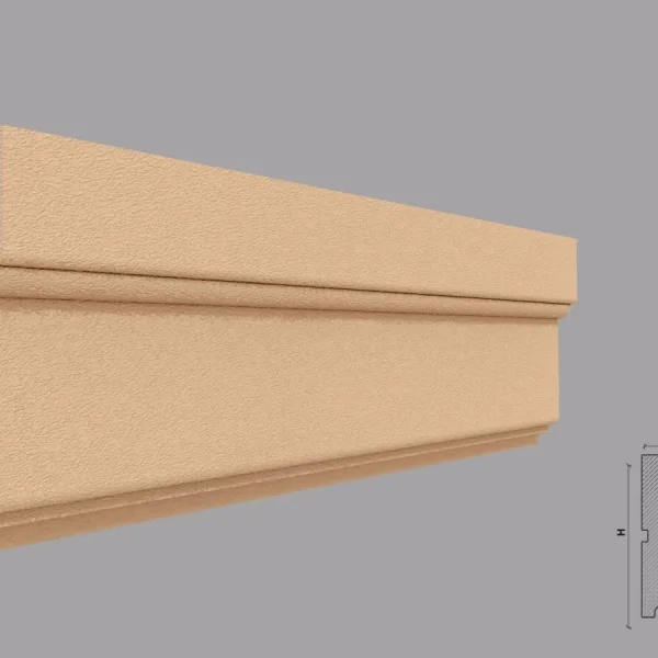 Ancadrament fereastră exterior FP120, 140x40x2000mm