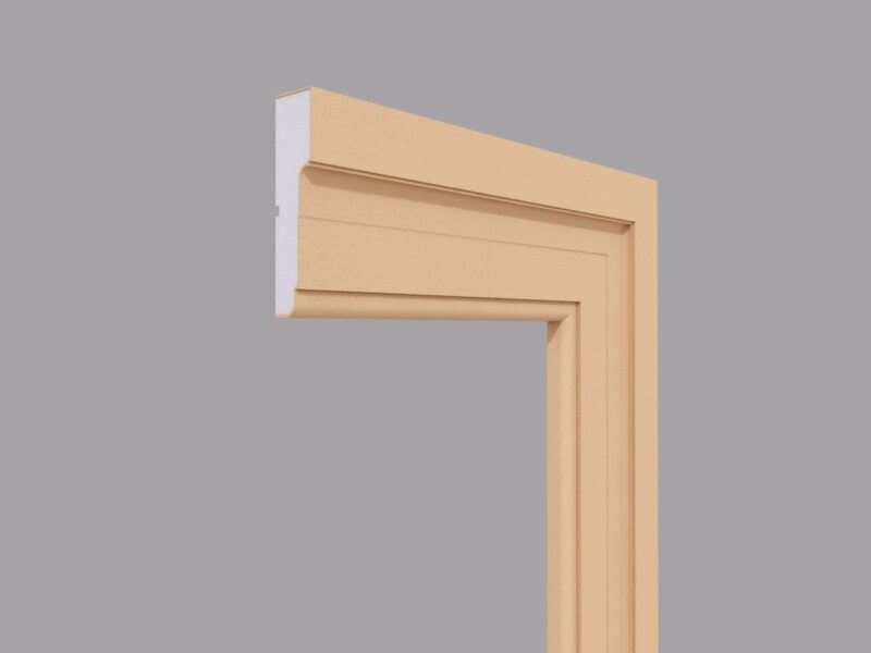 Ancadrament fereastră FP122, exterior, bej, 50x200x2000 mm