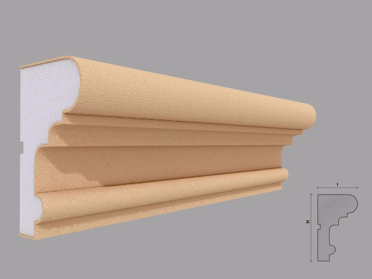 Ancadrament fereastra exterior FP123 81x135x2000 mm