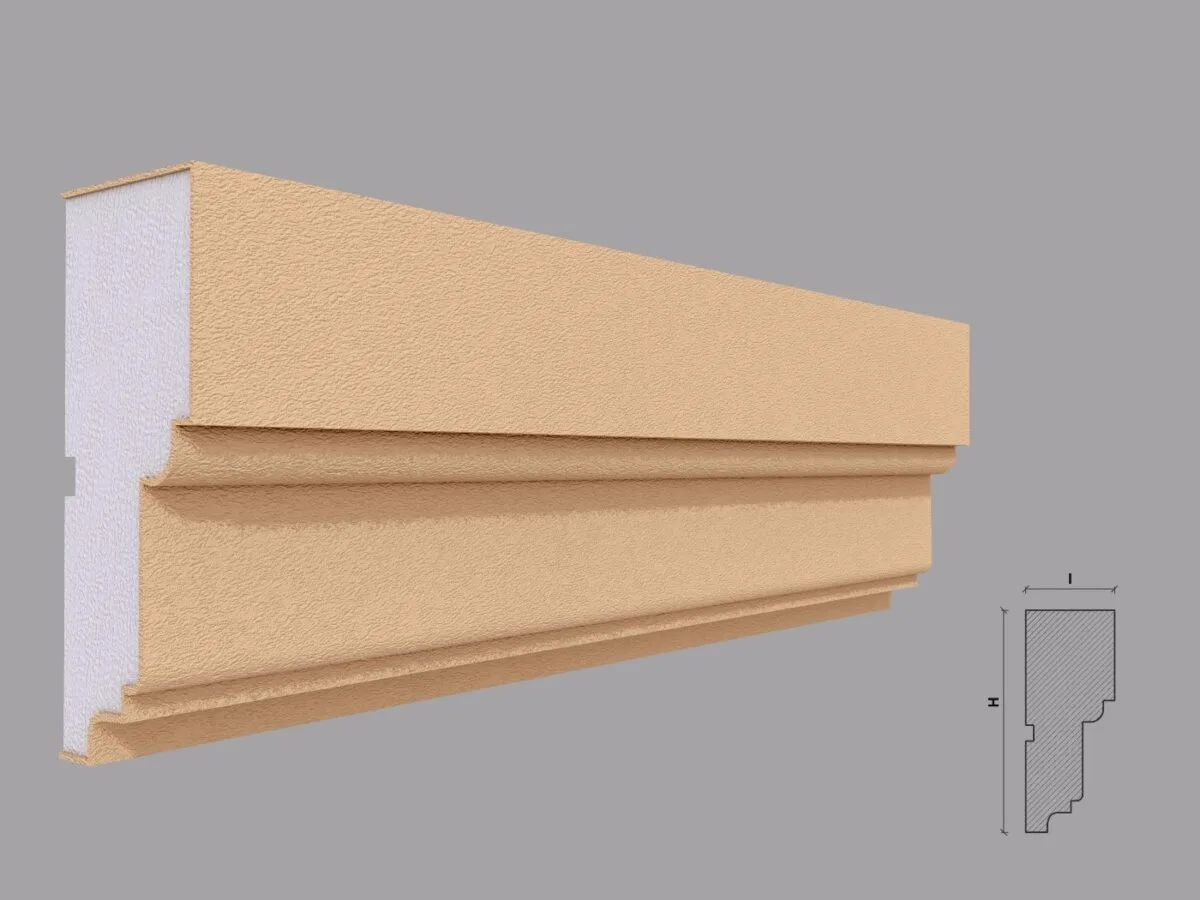 Ancadrament fereastra exterior FP126 56x140x2000 mm