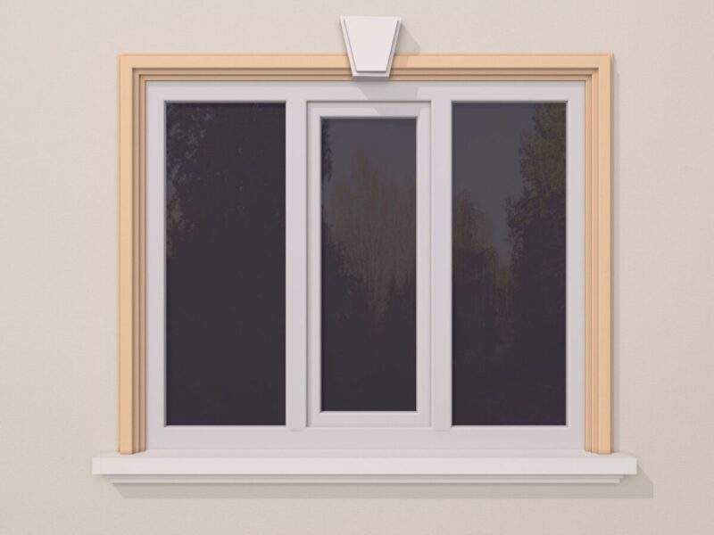 Ancadrament fereastra exterior FP128 53x110x2000 mm - imagine 4