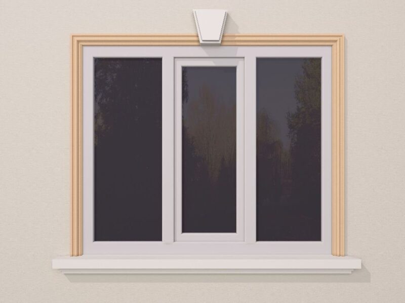 Ancadrament fereastra exterior, FP140, 31x80x2000 mm