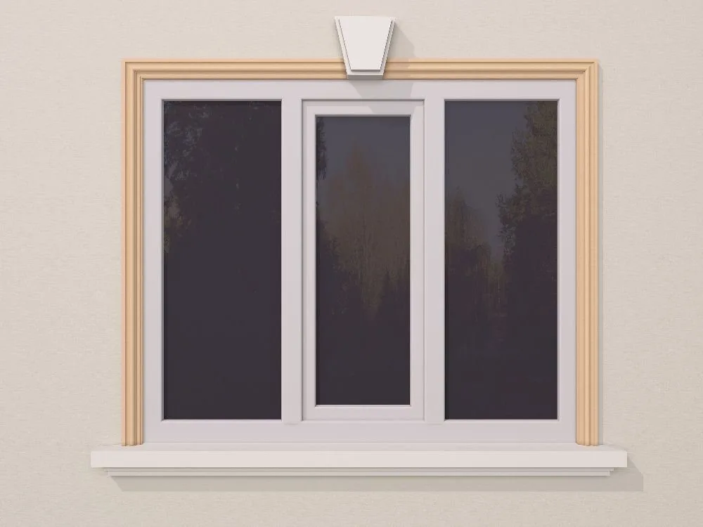Ancadrament fereastra exterior, FP140, 31x80x2000 mm