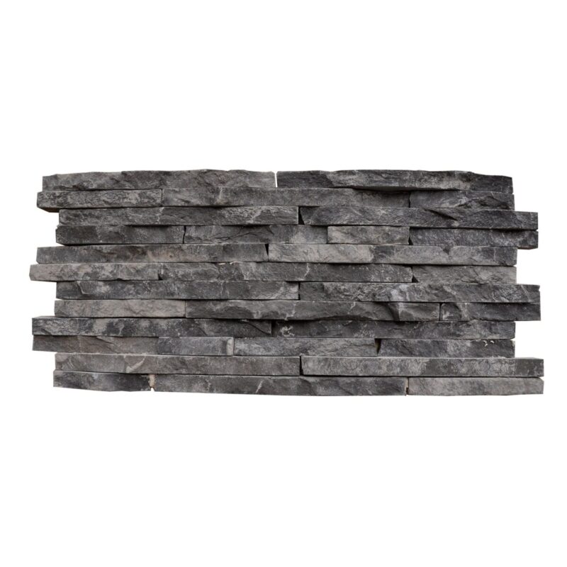 Ardezie Faccia mozaic negru, 43×18 cm, Natural