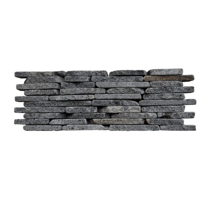 Ardezie Mattoni Stn 855, negru-gri, mozaic, 30.5x10 cm