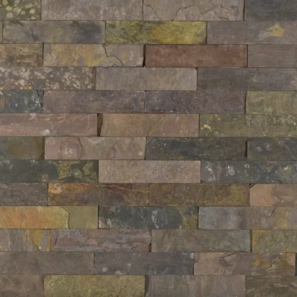 Ardezie Multicolor Kund, placaj natural, 1.2 cm, Fl(20-40)x7