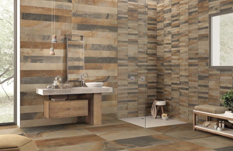 Ardezie Multicolor Kund, placaj natural, 1.2 cm, Fl(20-40)x7