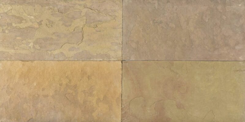 Ardezie maro Terra Yellow Placaj 60x30 1.2 Natural - imagine 3