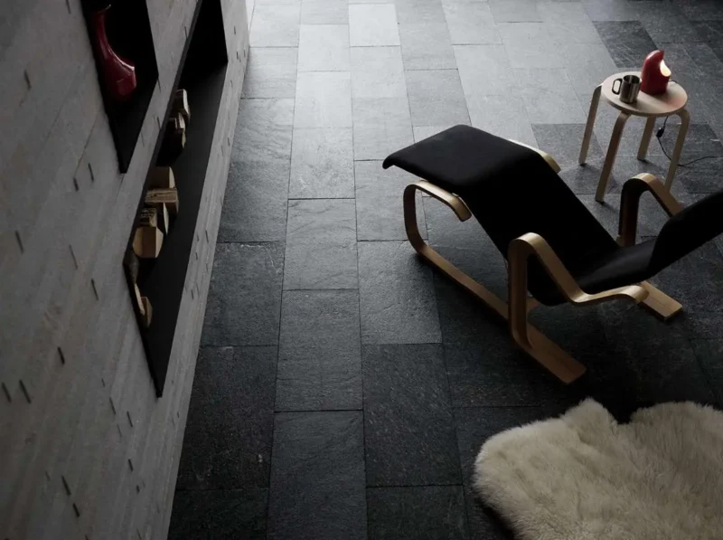 Ardezie neagra Black Slate Placaj 60x30 1.2 Natural - imagine 2
